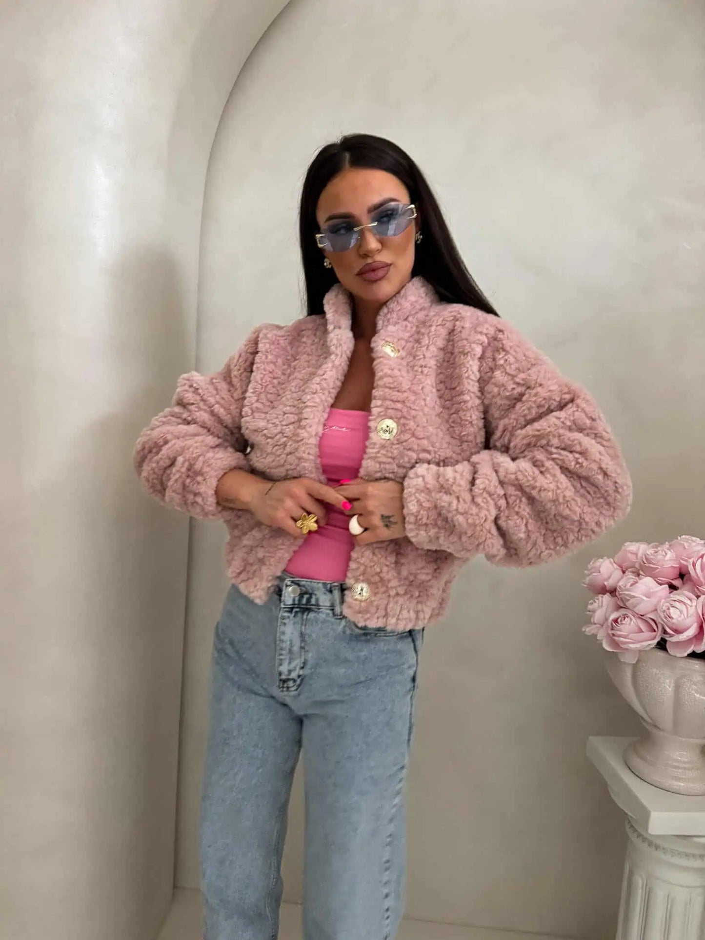 Jacke Cloudy By Me Altrosa