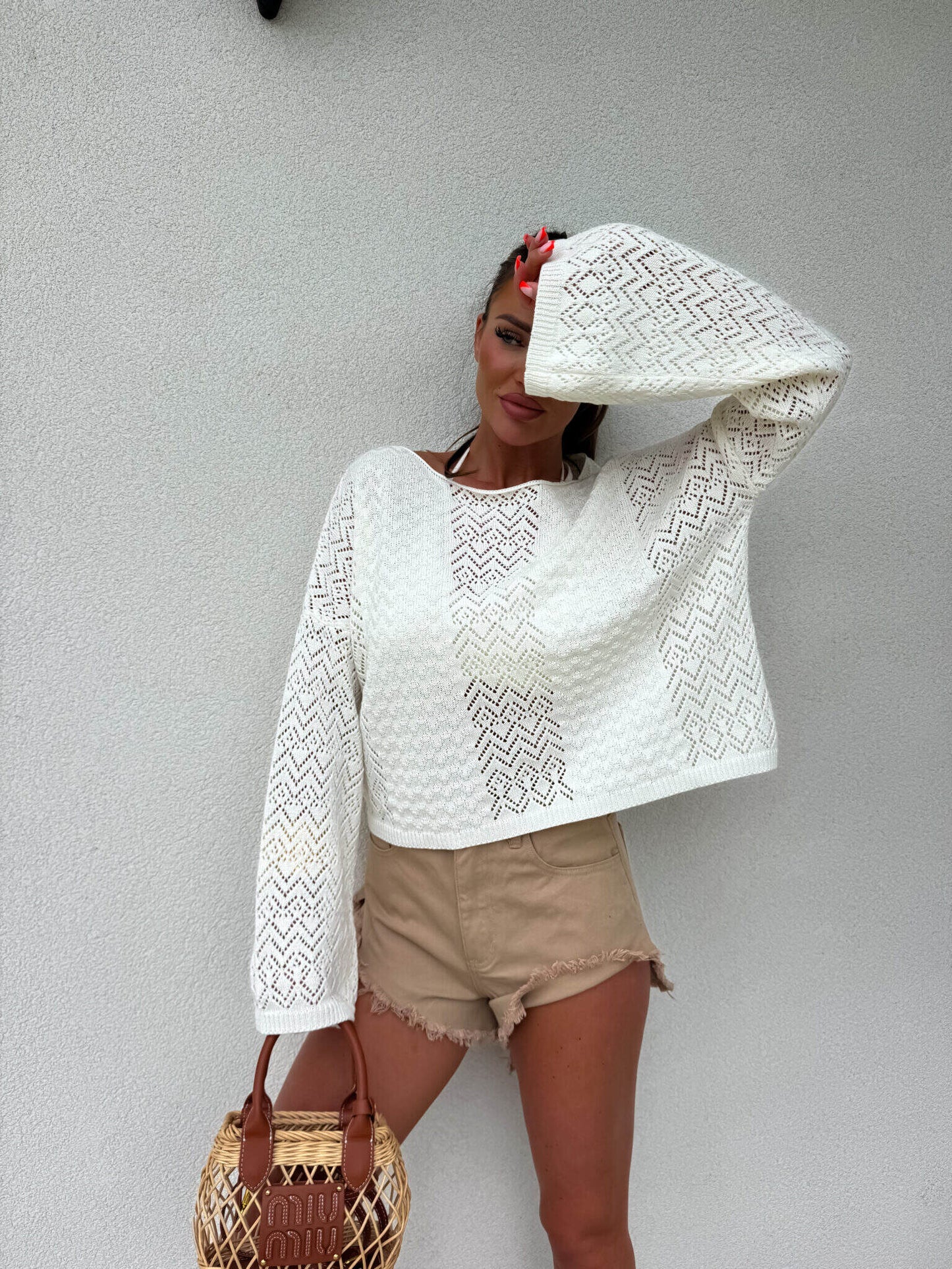 Sweatshirt LUGANO Ecru