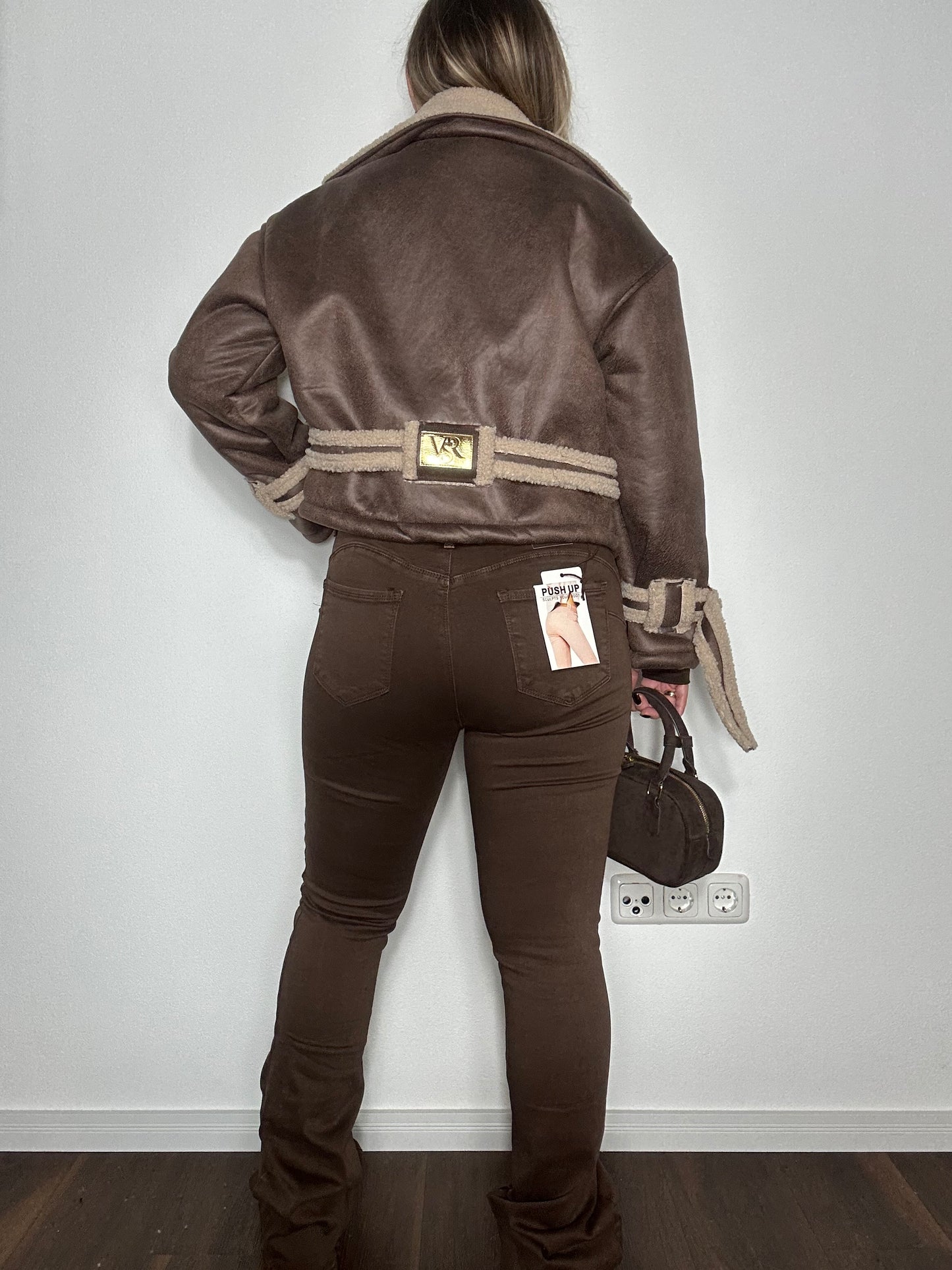 Damenhose Jeans Damen SCHOKOBRAUN