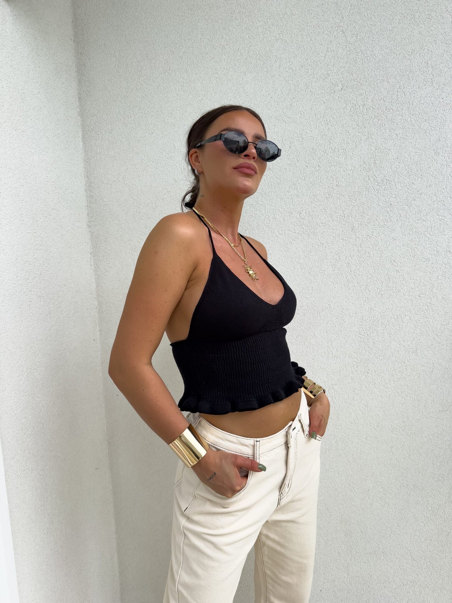 Damentop Tanktop Bella By me | Schwarz