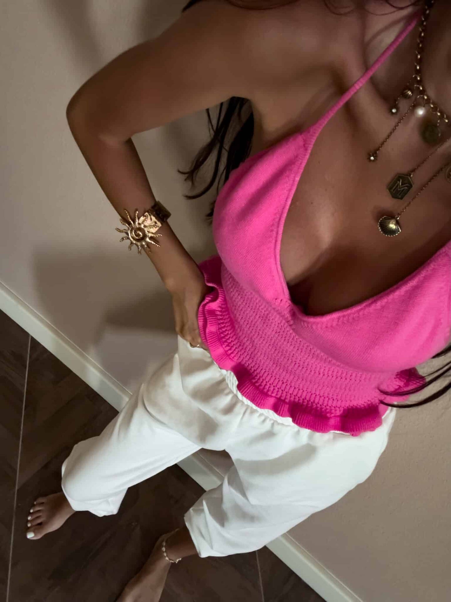 Damentop Tanktop Bella By me | Rosa