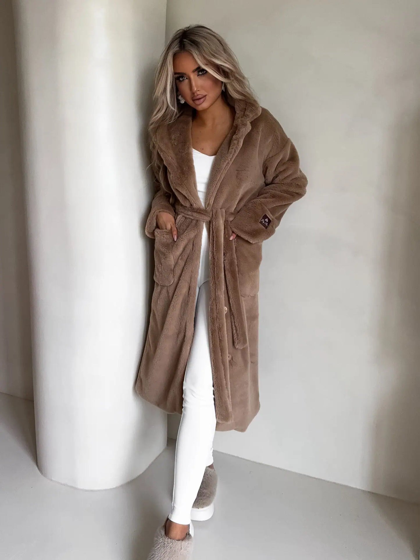 Mantel NOELLE By Me – warmbeige