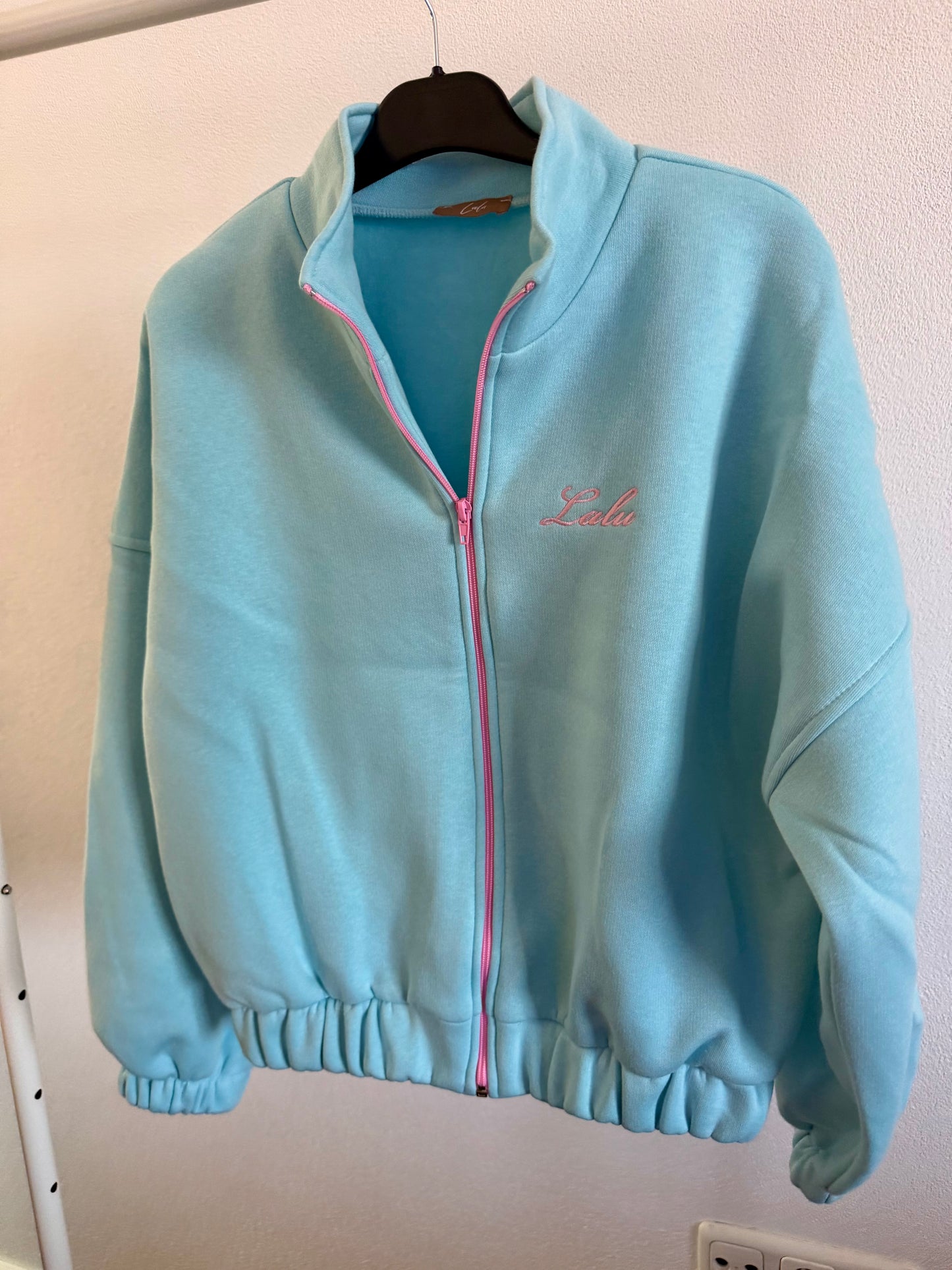 Sweatshirt Lalu mit Reißverschluss ohne Kapuze | Verschiedene Farben