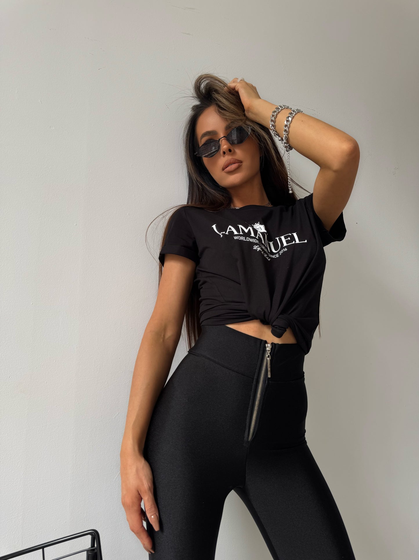 Leggings BEFORE LA MANUEL schwarz