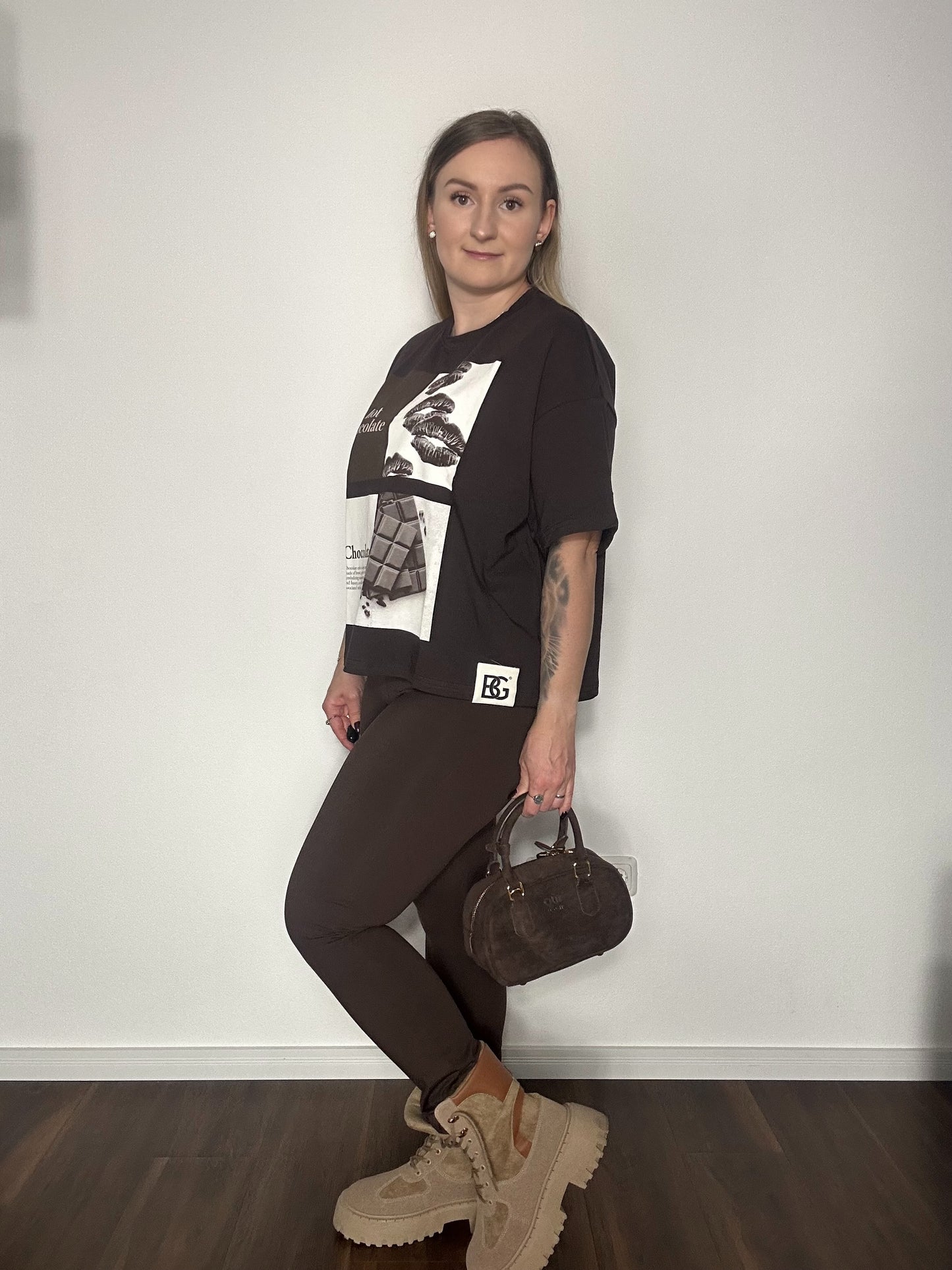 T- Shirt BG SCHOKOLADE SCHOKOBRAUN