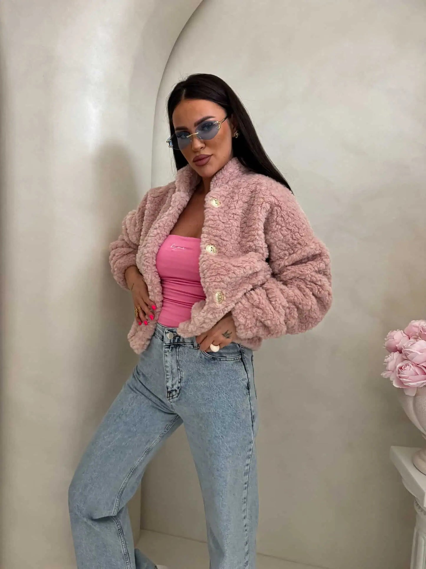 Jacke Cloudy By Me Altrosa