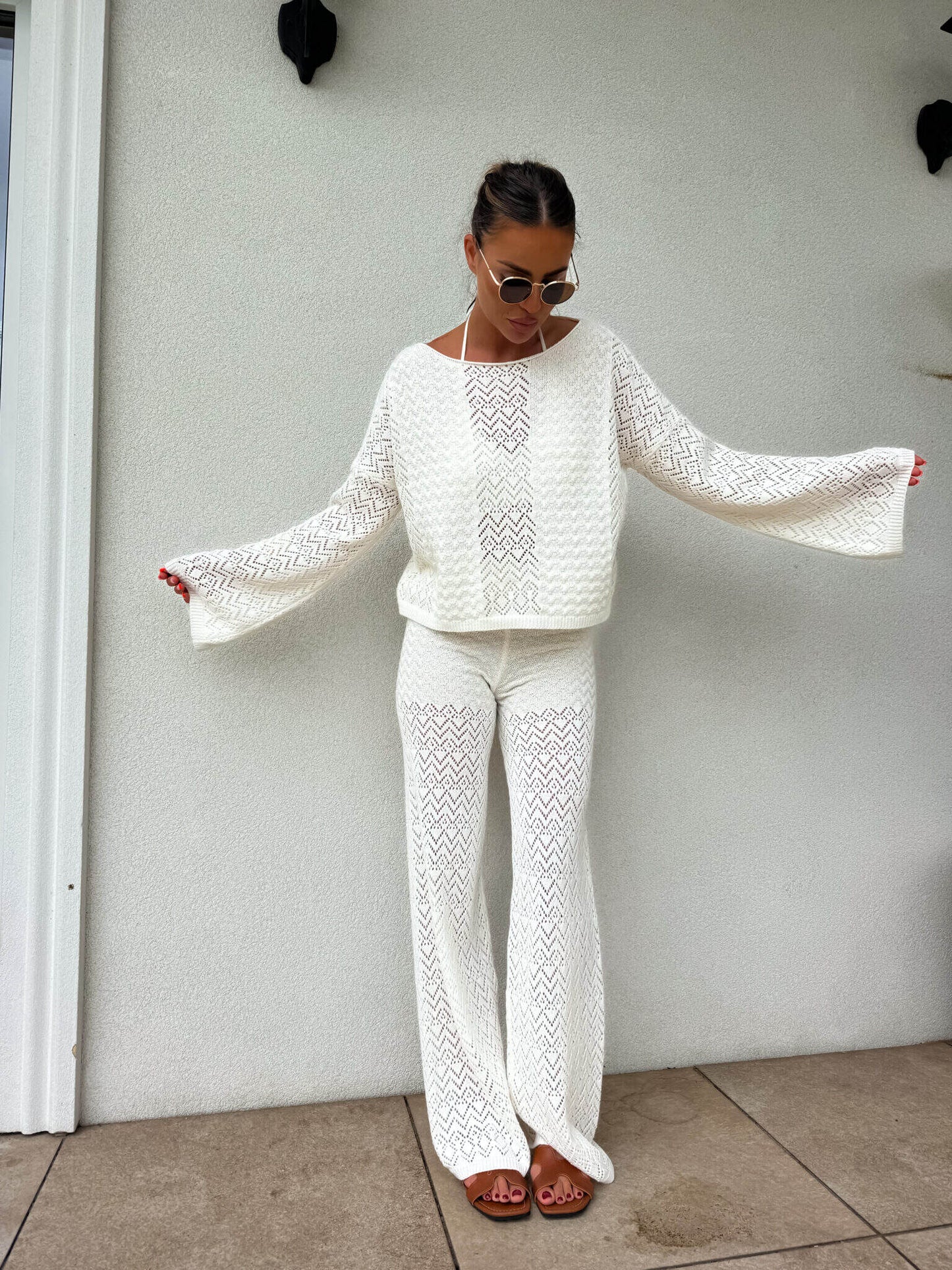 Sweatshirt LUGANO Ecru
