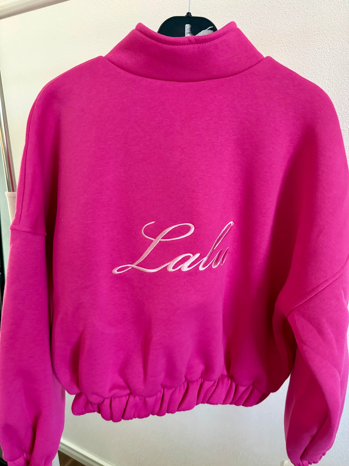 Sweatshirt Lalu mit Reißverschluss ohne Kapuze | Verschiedene Farben