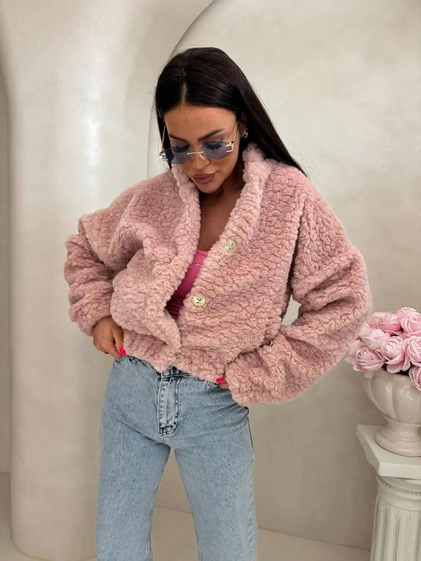 Jacke Cloudy By Me Altrosa