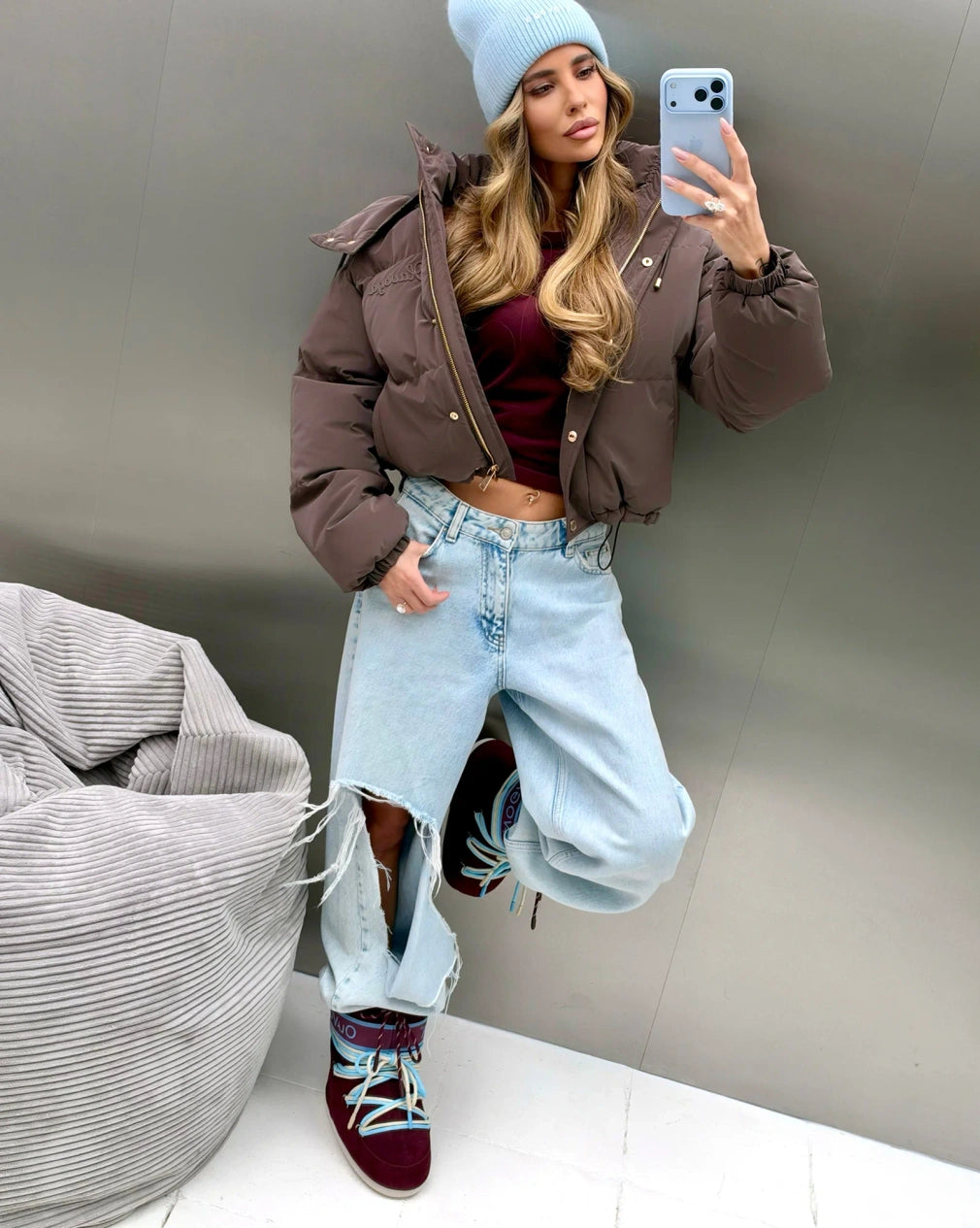 Winterjacke OLAVOGA OROYUAL Braun