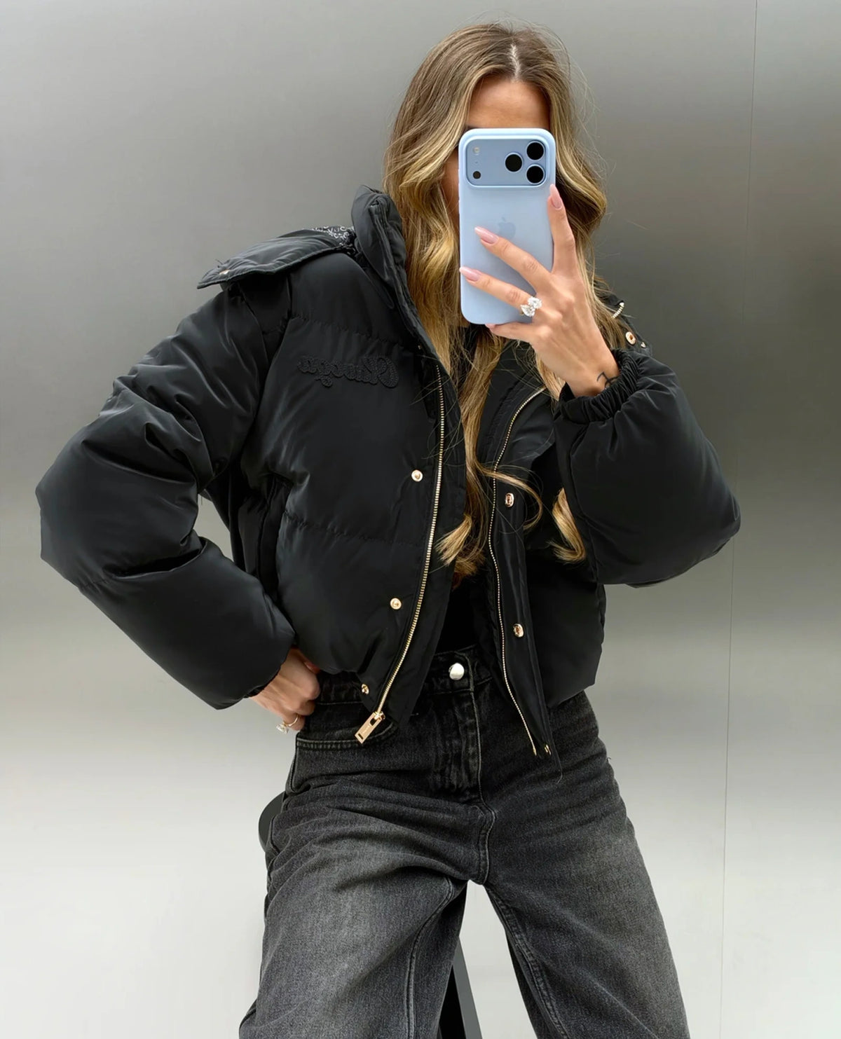 Winterjacke OLAVOGA OROYUAL Schwarz