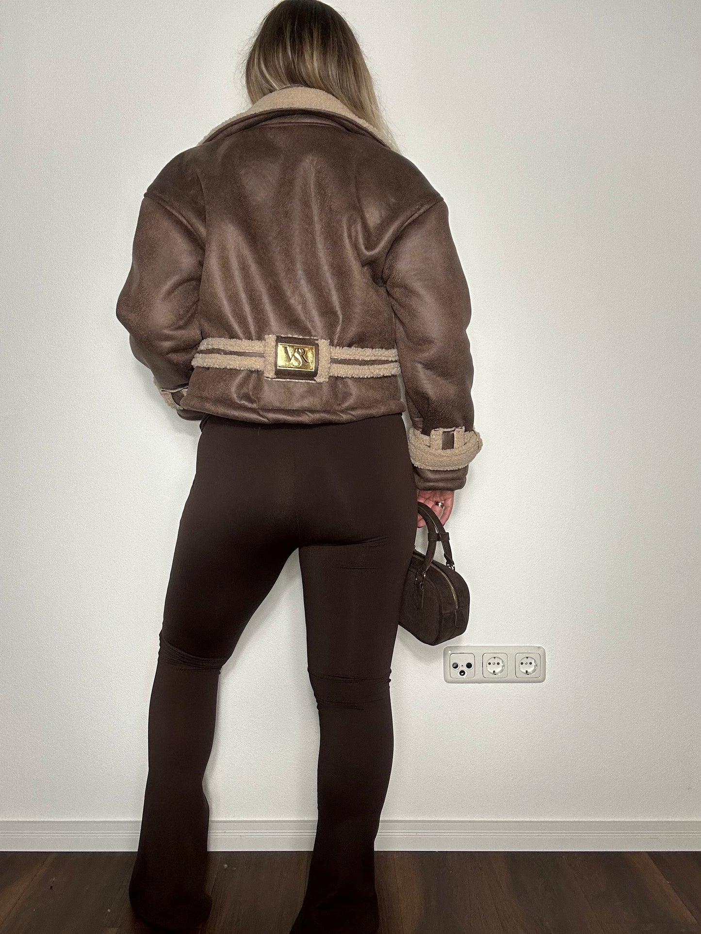 Kunstfelljacke VASARI SCHOKOBRAUN