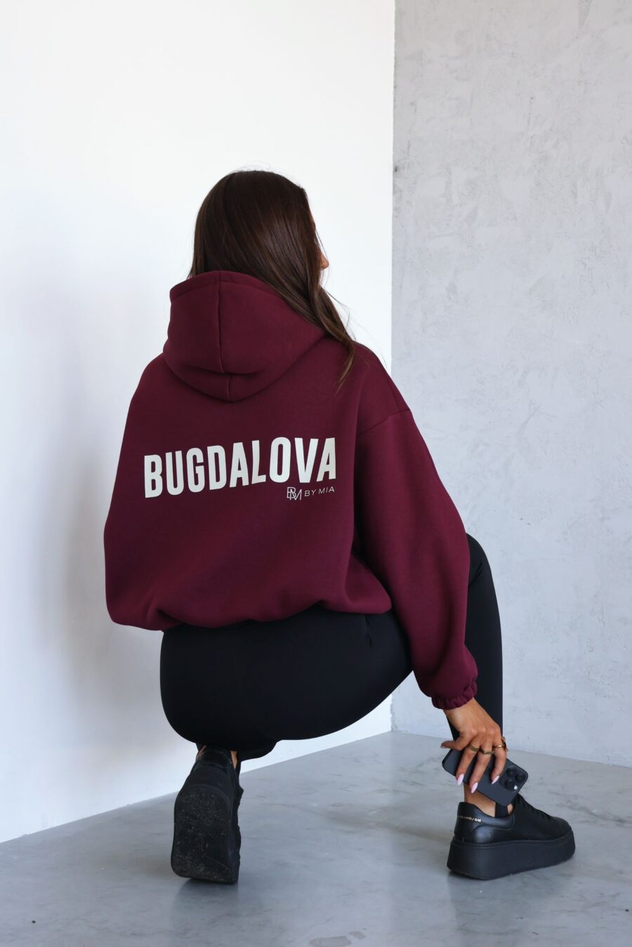 Sweatshirt By Mia Bugdalova Bordeaux