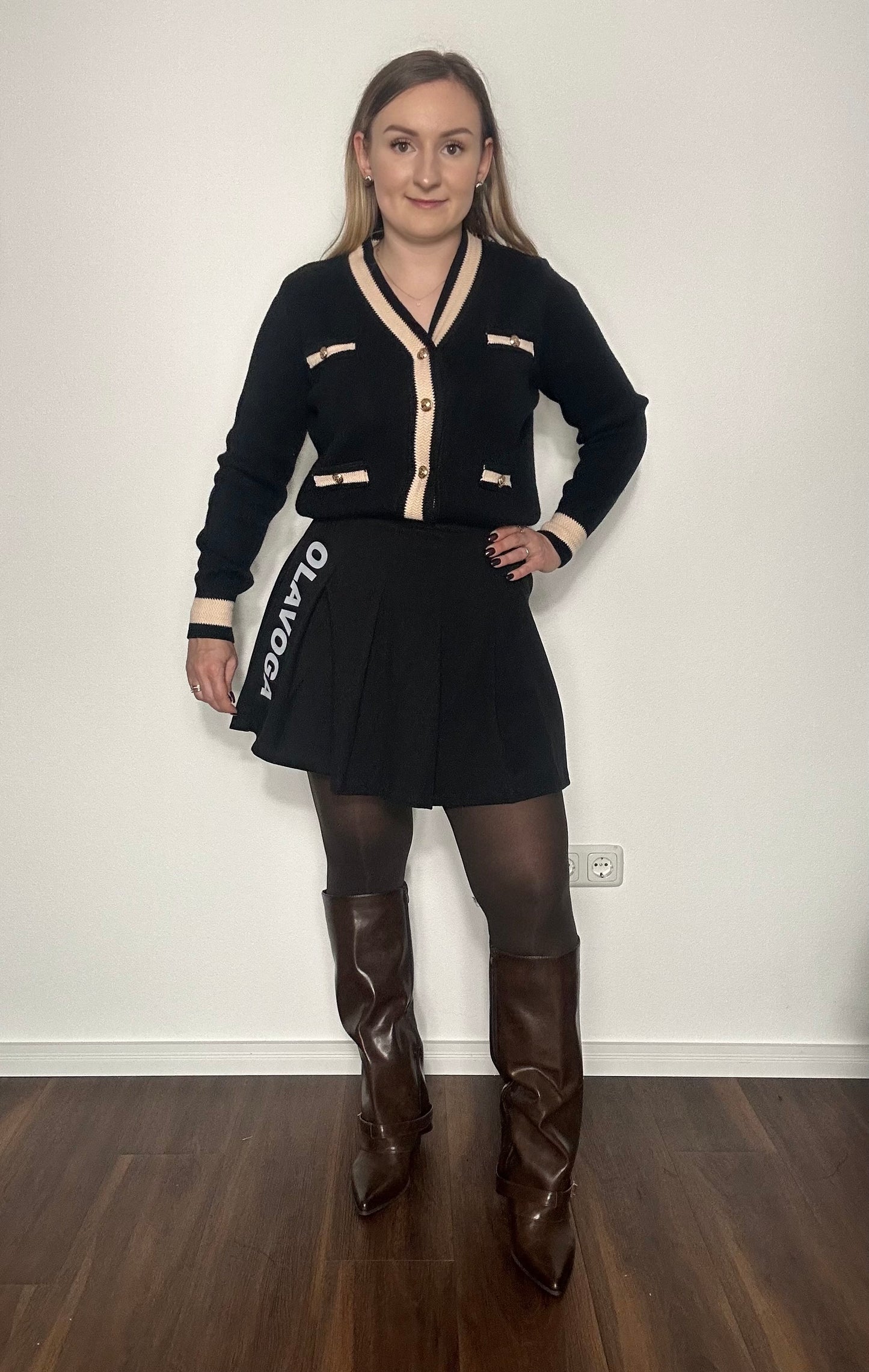 Strickjacke JENNA - Schwarz