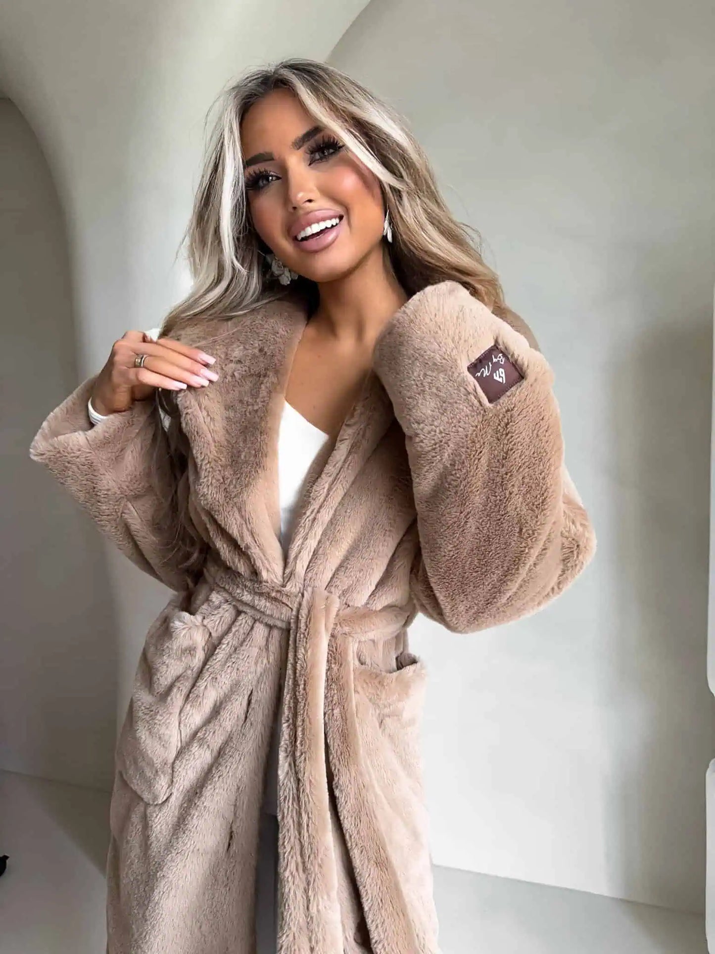 Mantel NOELLE By Me – warmbeige