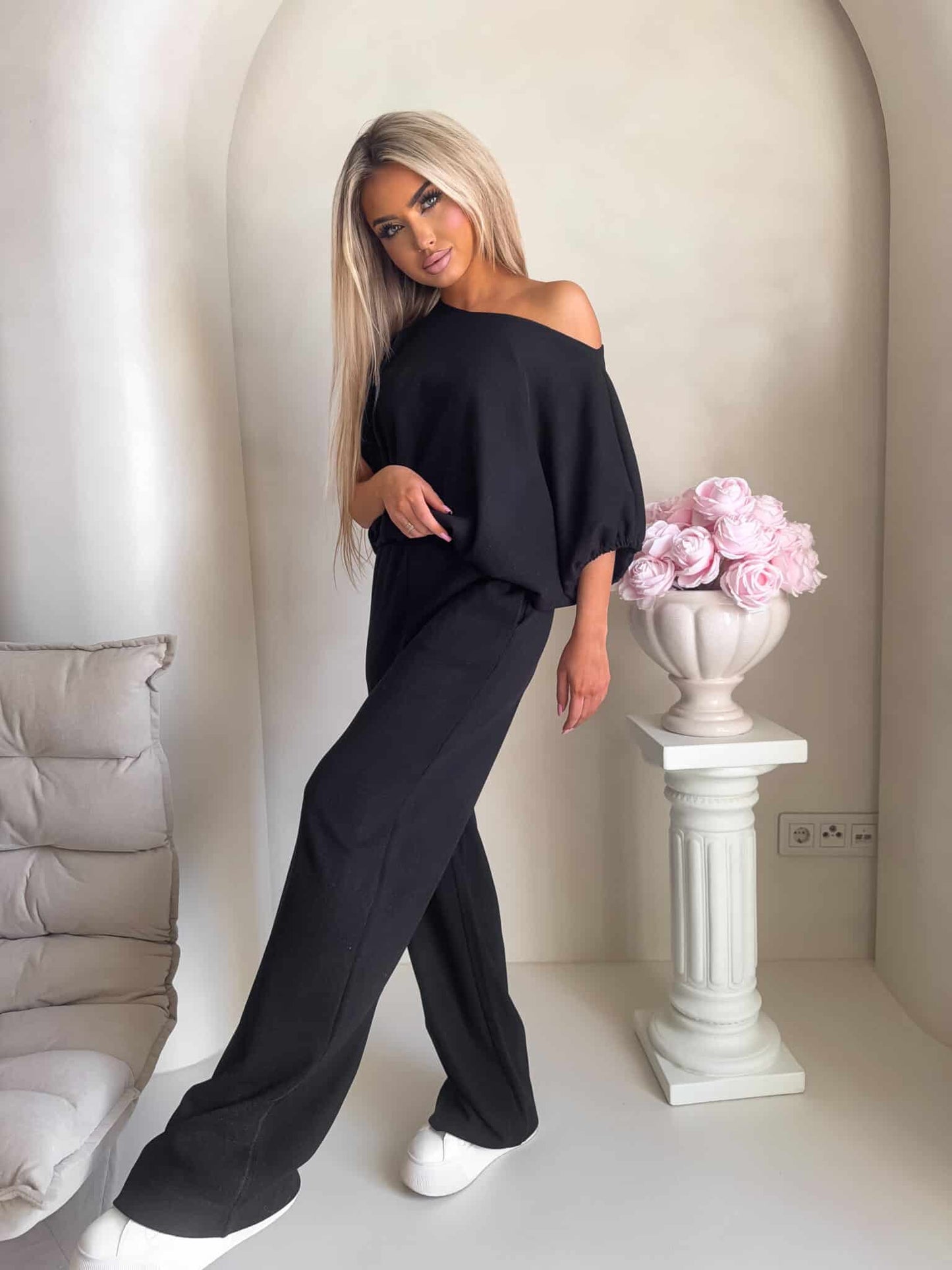 Zweiteiler LUXE BY ME Schwarz