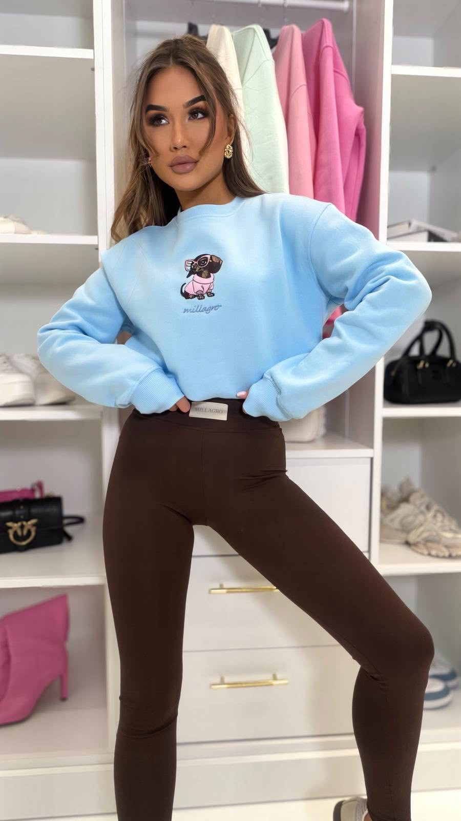 Leggings Millagro Bella | SCHOKOBRAUN