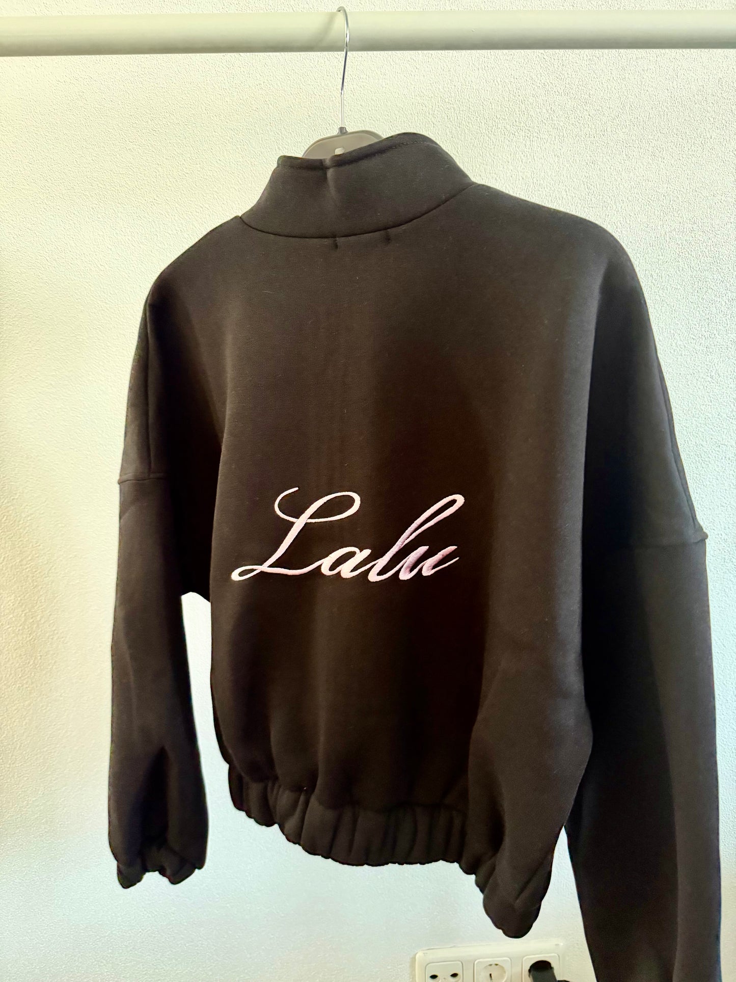 Sweatshirt Lalu mit Reißverschluss ohne Kapuze | Verschiedene Farben