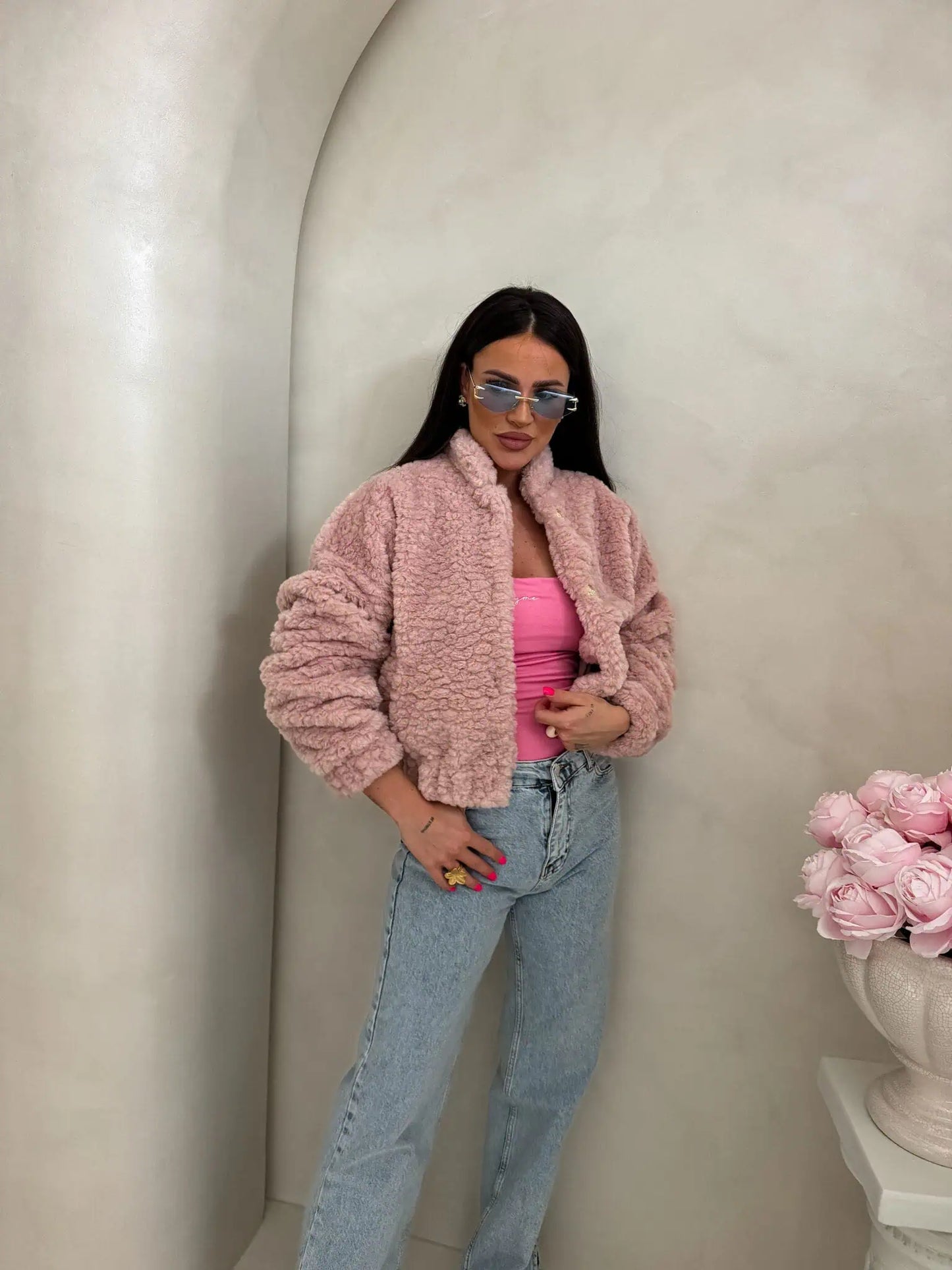 Jacke Cloudy By Me Altrosa