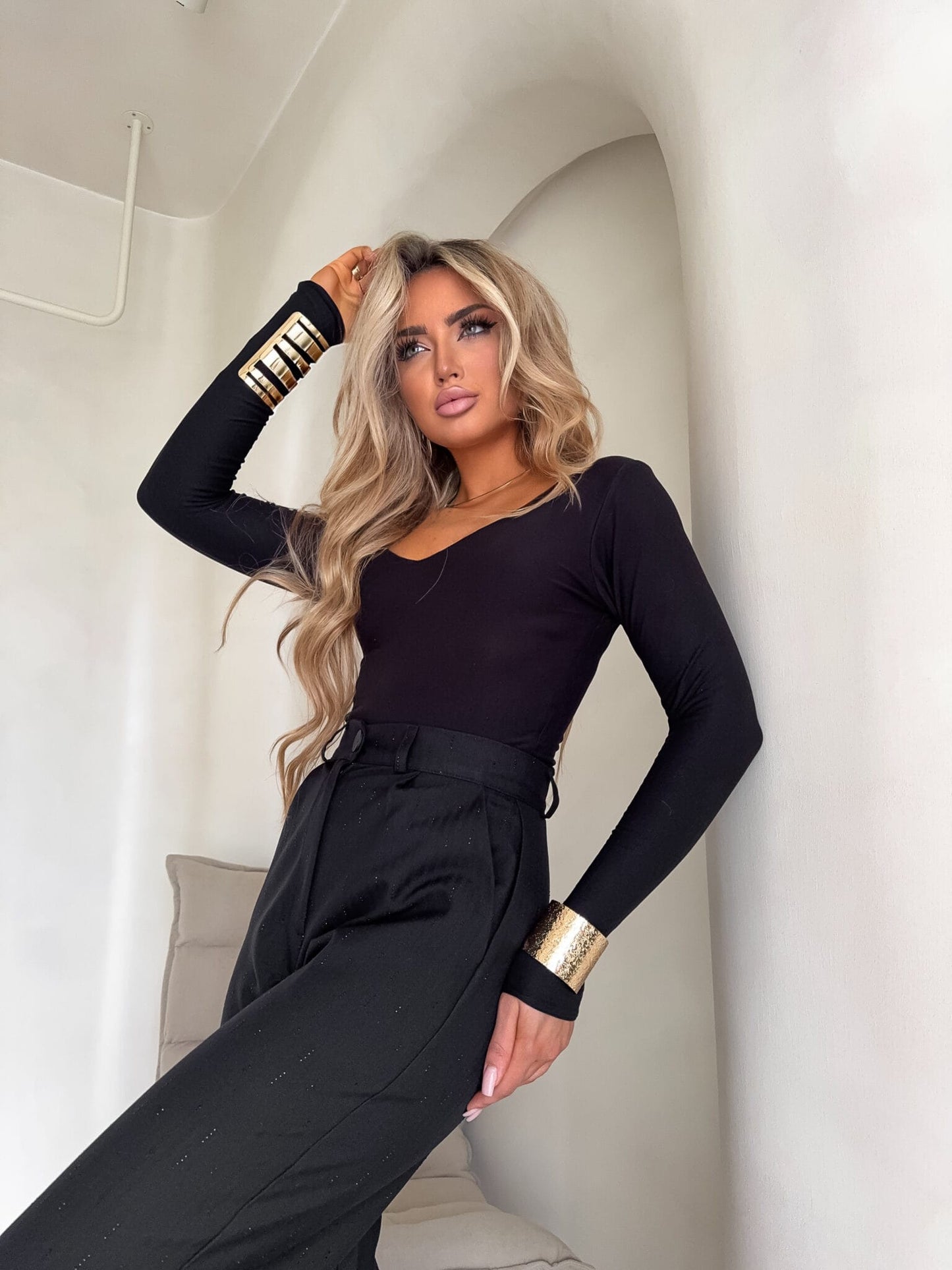 Longsleeve Damen VENEZIA By Me - schwarz