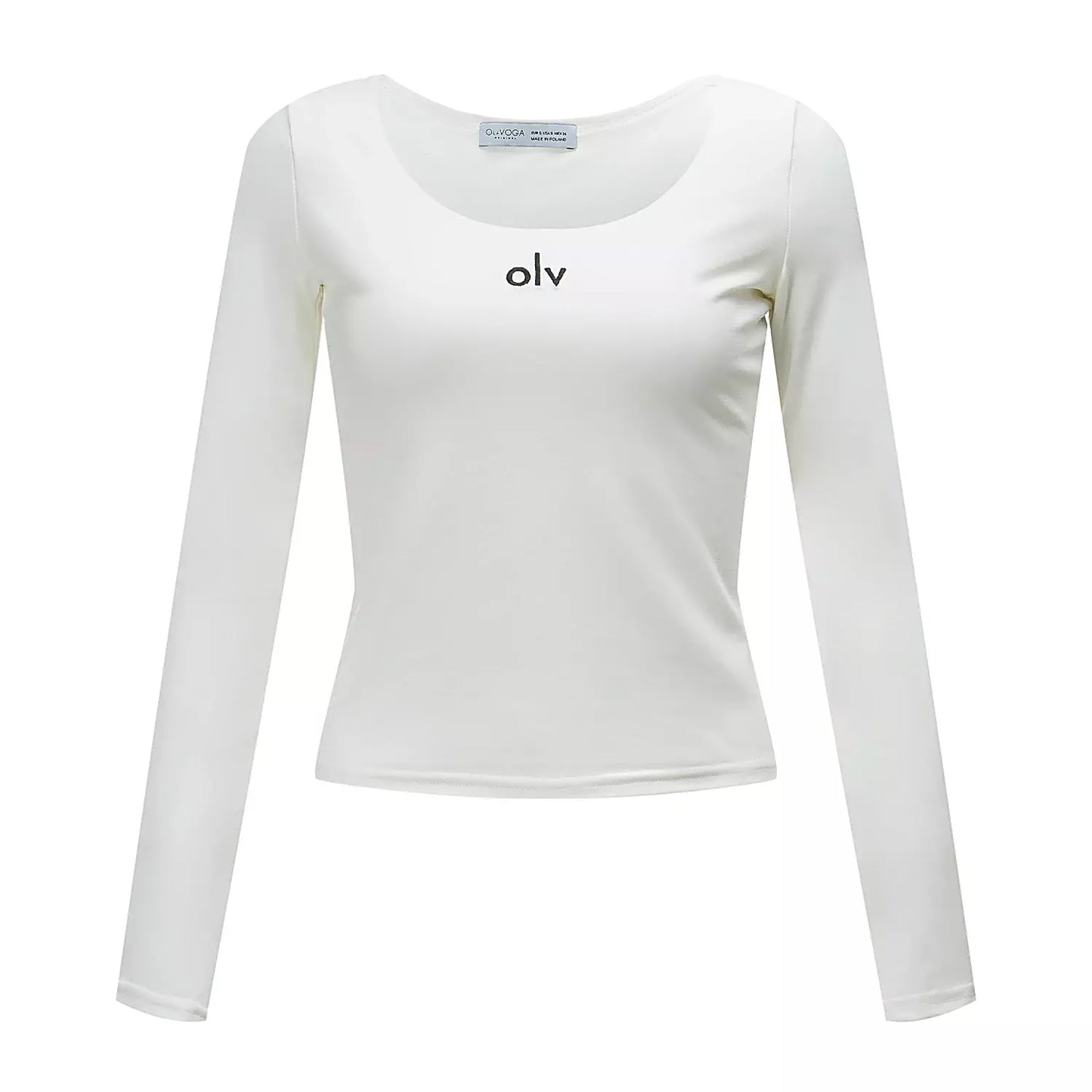 Langarmshirt Hazzy OlaVoga Braun Ecru