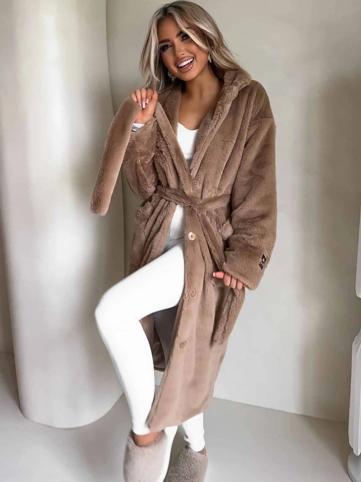 Mantel NOELLE By Me – warmbeige