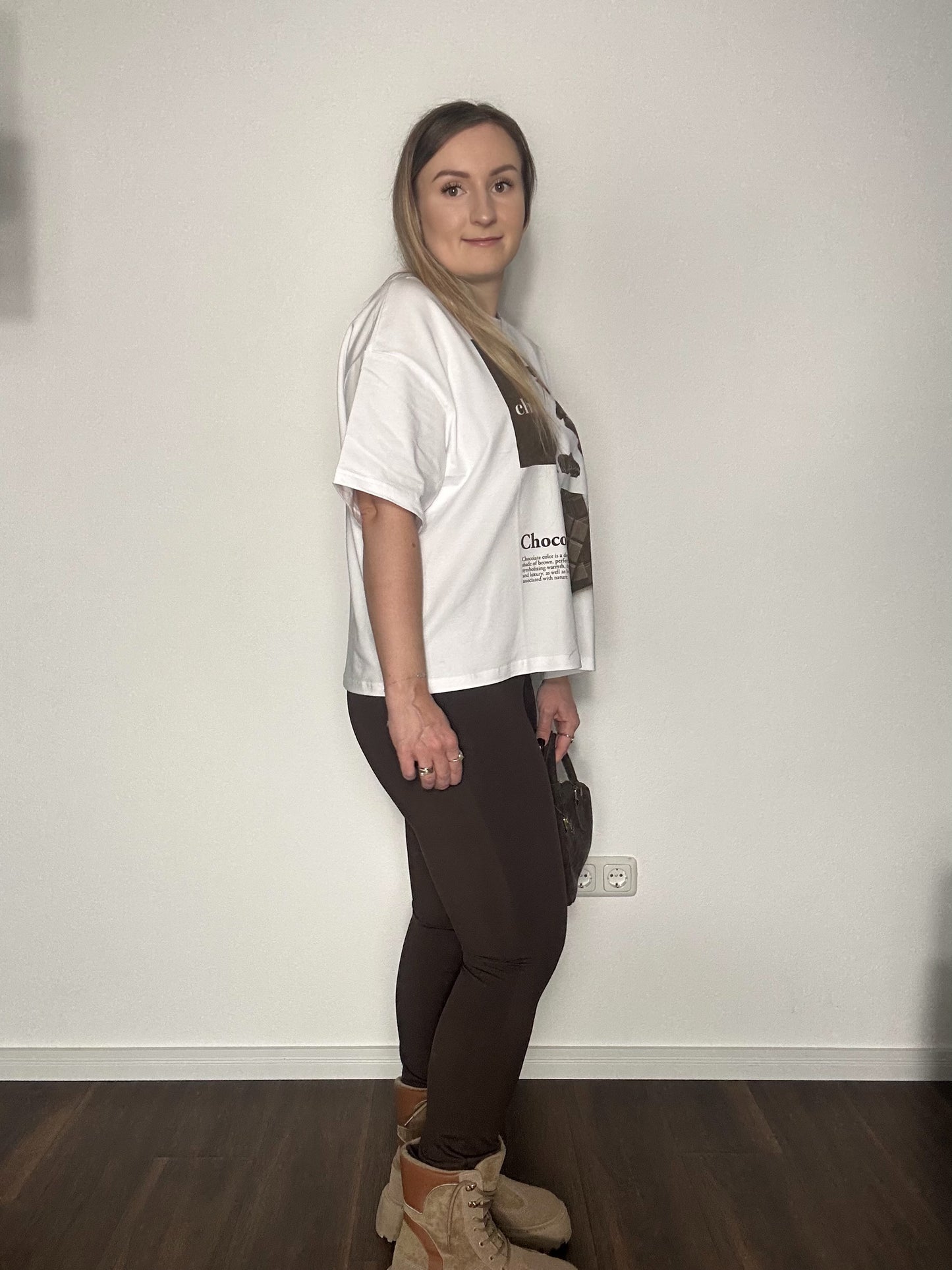 T- Shirt BG SCHOKOLADE WEISS