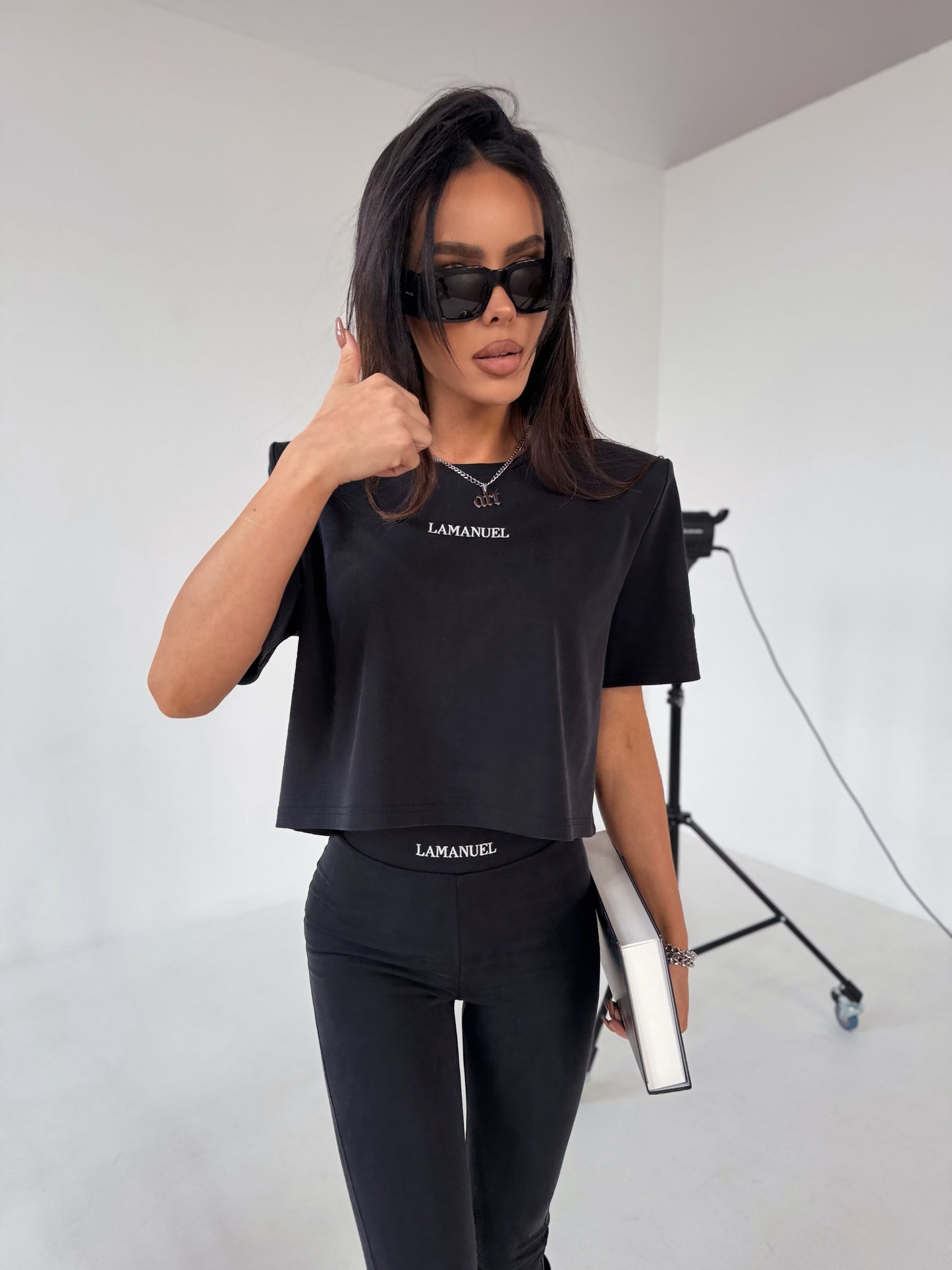 Leggings ADORE LA MANUEL schwarz