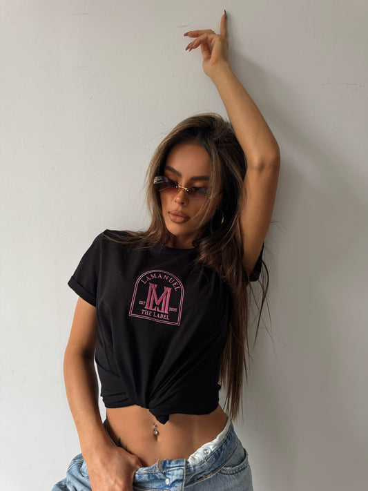 T- Shirt Aura La Manuel schwarz