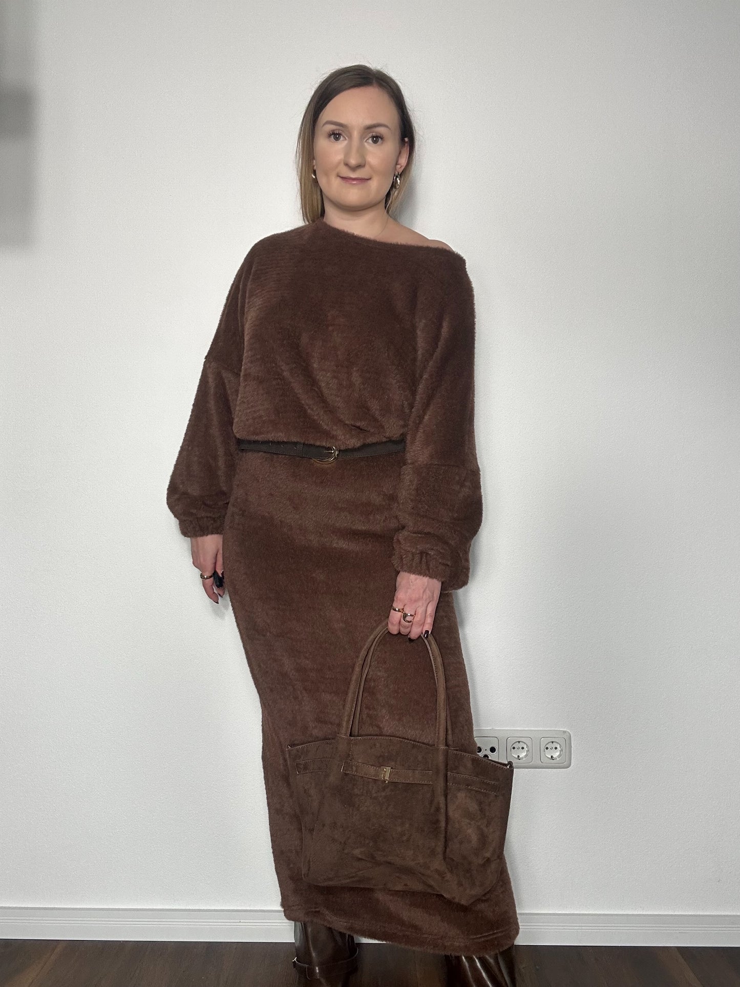 Zweiteiler Teddy SCHOKOBRAUN