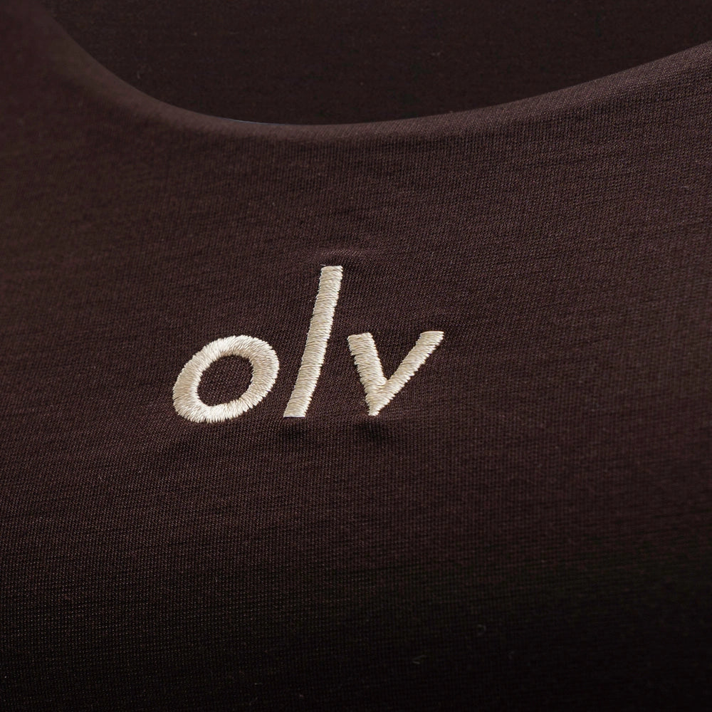 Langarmshirt Hazzy OlaVoga Braun