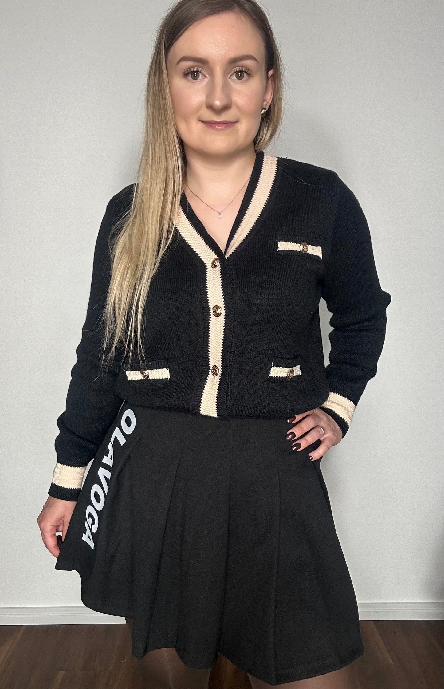 Strickjacke JENNA - Schwarz