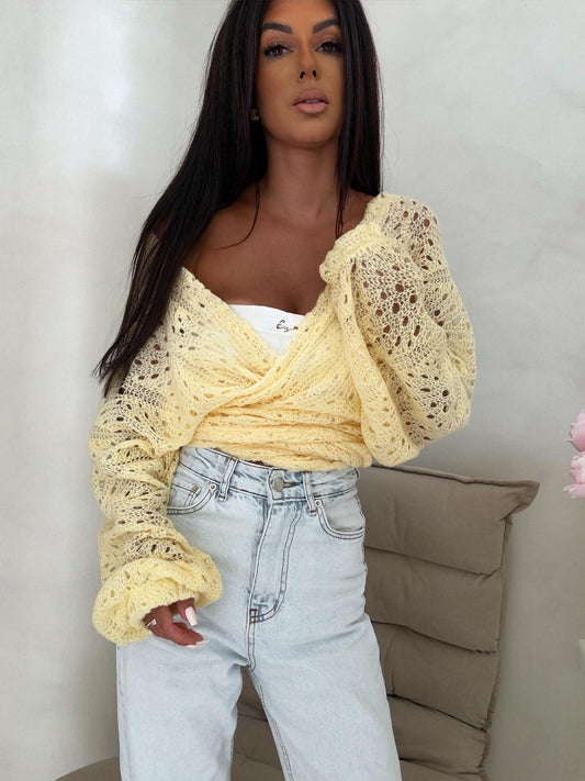 Wickelbluse Rice By Me BANANA