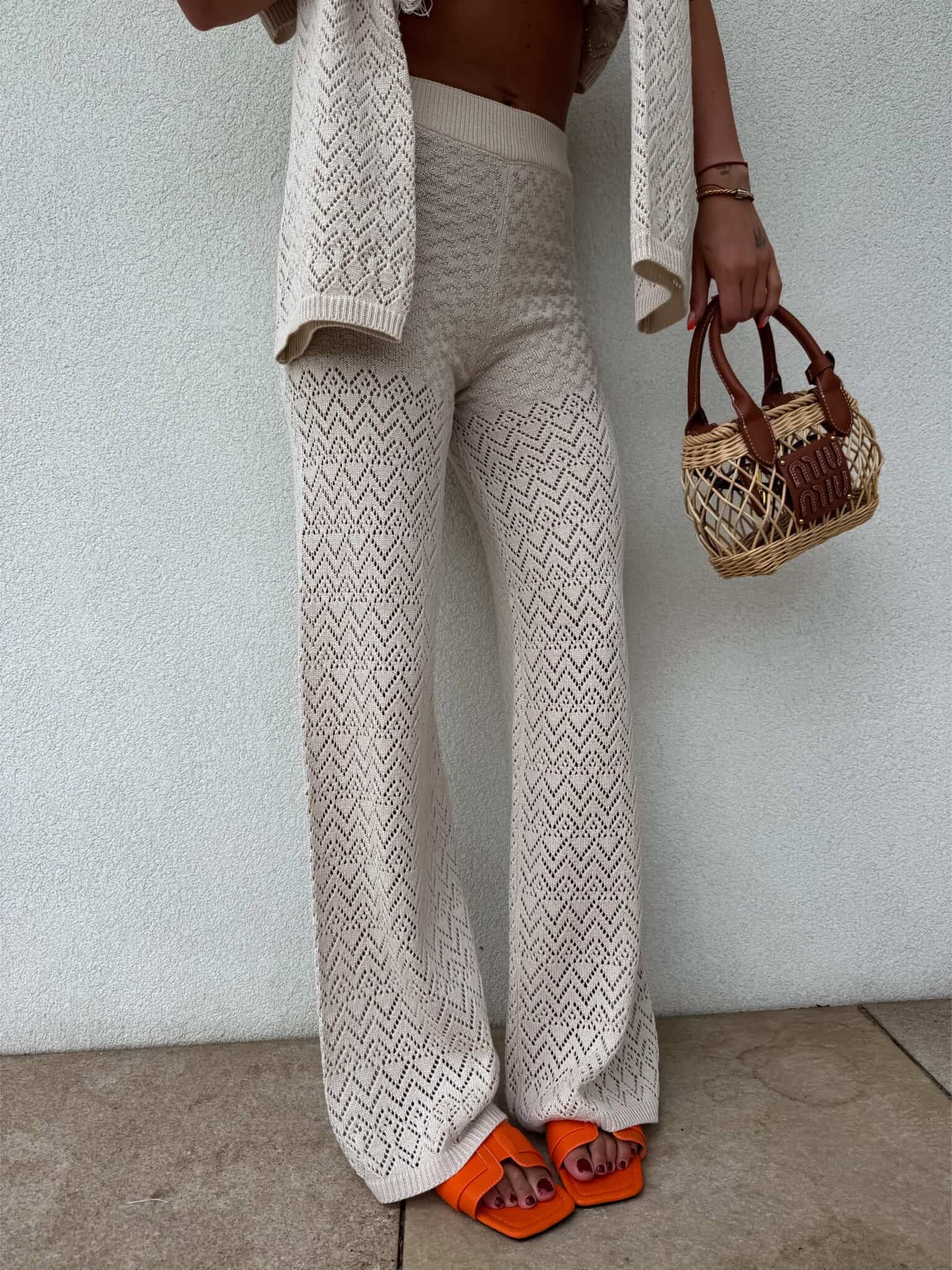 Hose TULUM Hellbeige