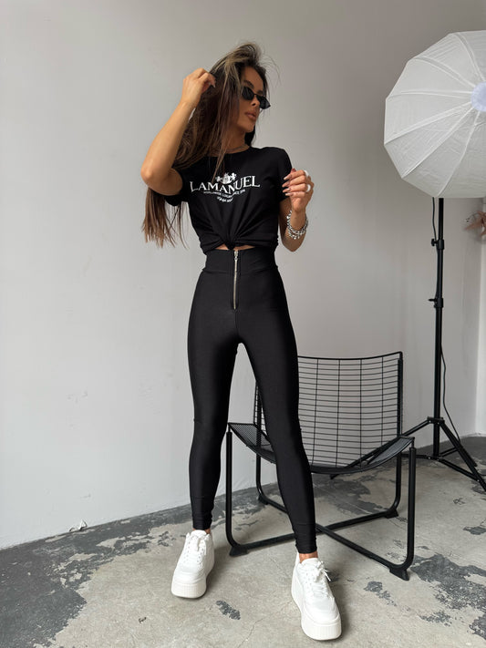 Leggings BEFORE LA MANUEL schwarz