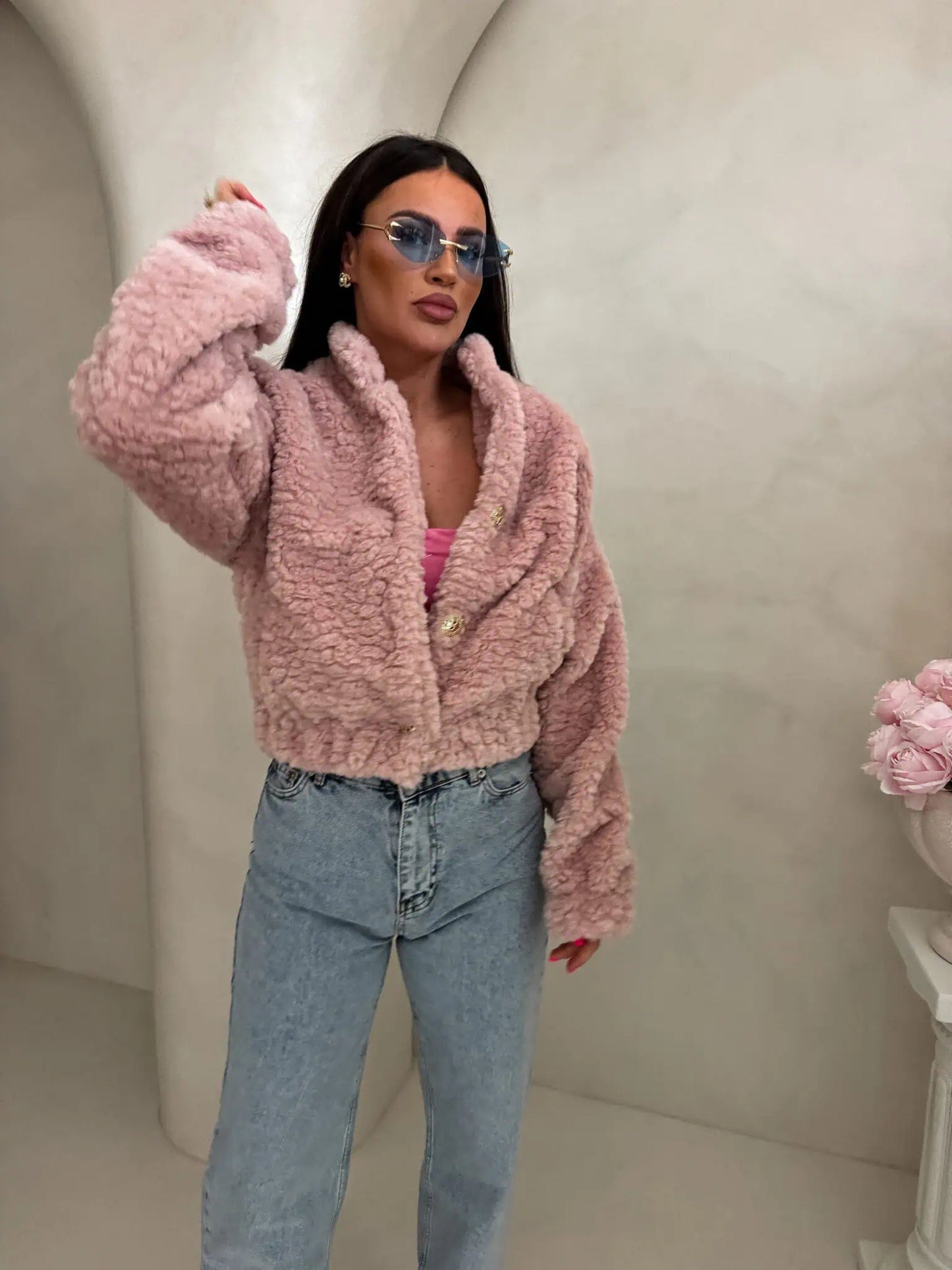 Jacke Cloudy By Me Altrosa