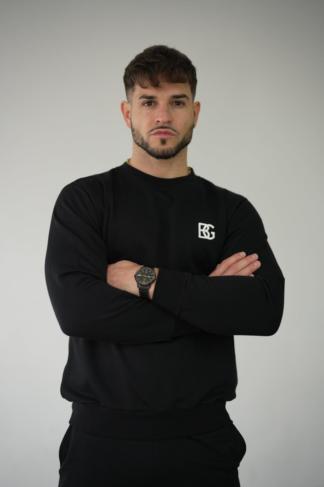 Sweatshirt Herren BG BASIC | schwarz