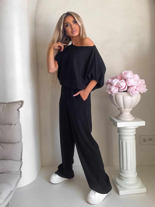 Zweiteiler LUXE BY ME Schwarz