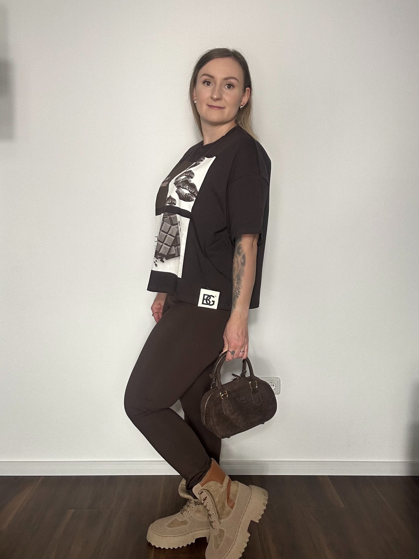 T- Shirt BG SCHOKOLADE SCHOKOBRAUN