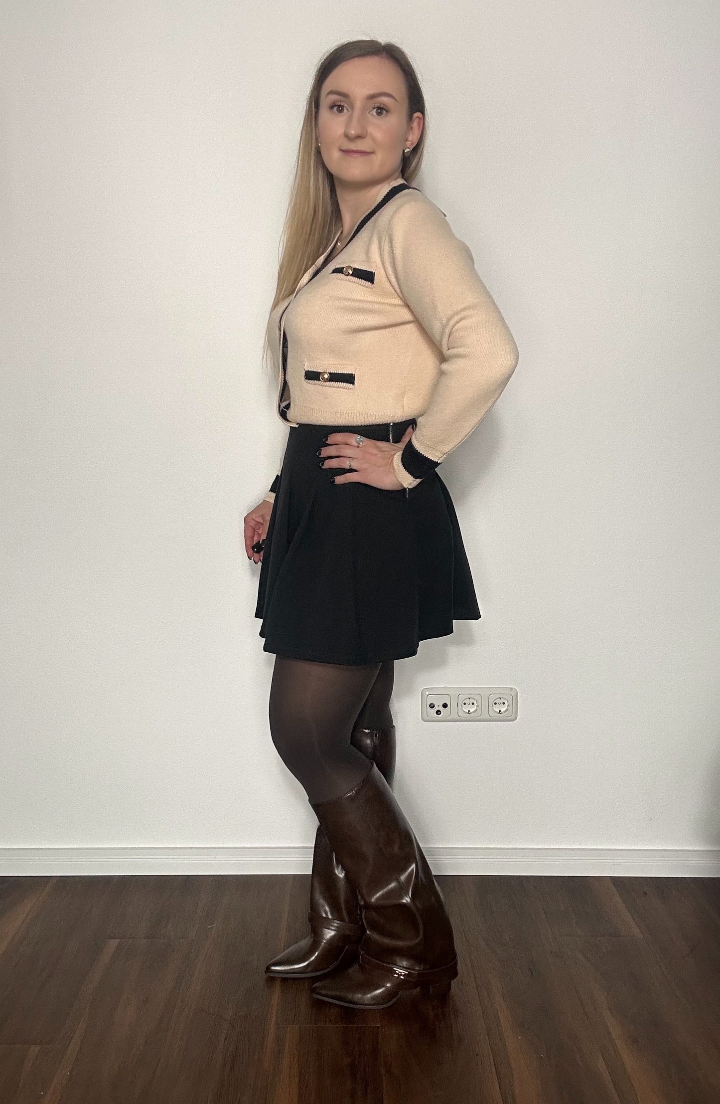 Strickjacke JENNA - Beige