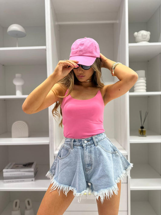 Top mit dünnen Träger | Pink