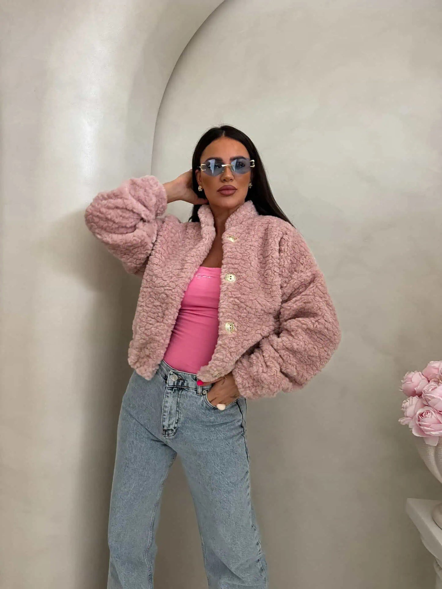 Jacke Cloudy By Me Altrosa