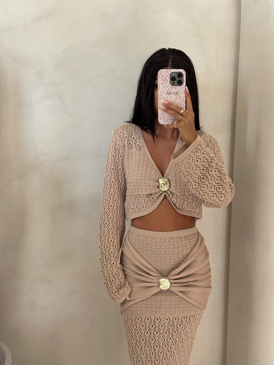 Zweiteiler Muschel🐚 By Me | Dunkelbeige