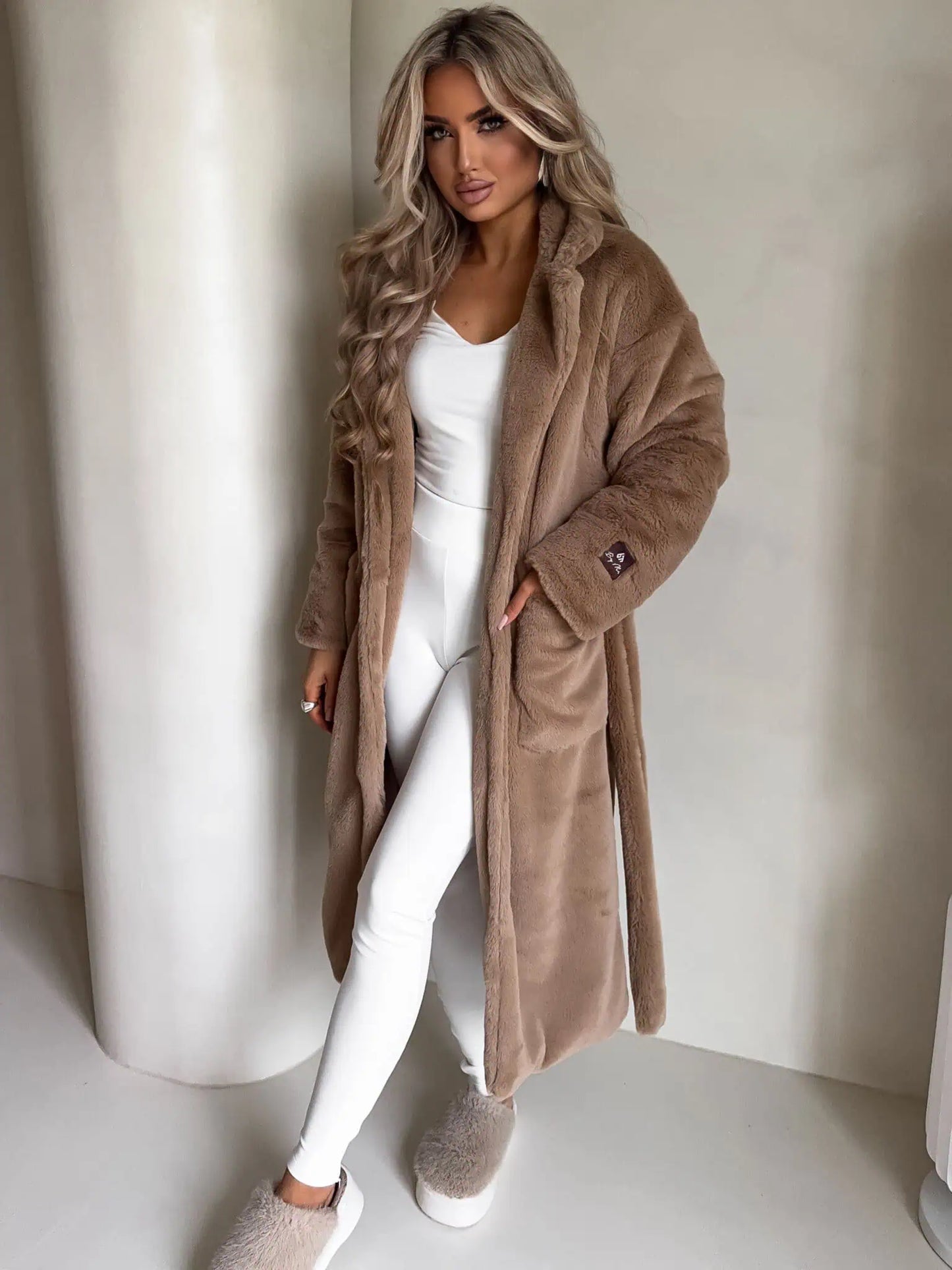 Mantel NOELLE By Me – warmbeige