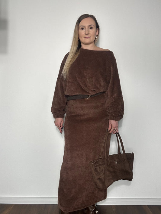 Zweiteiler Teddy SCHOKOBRAUN