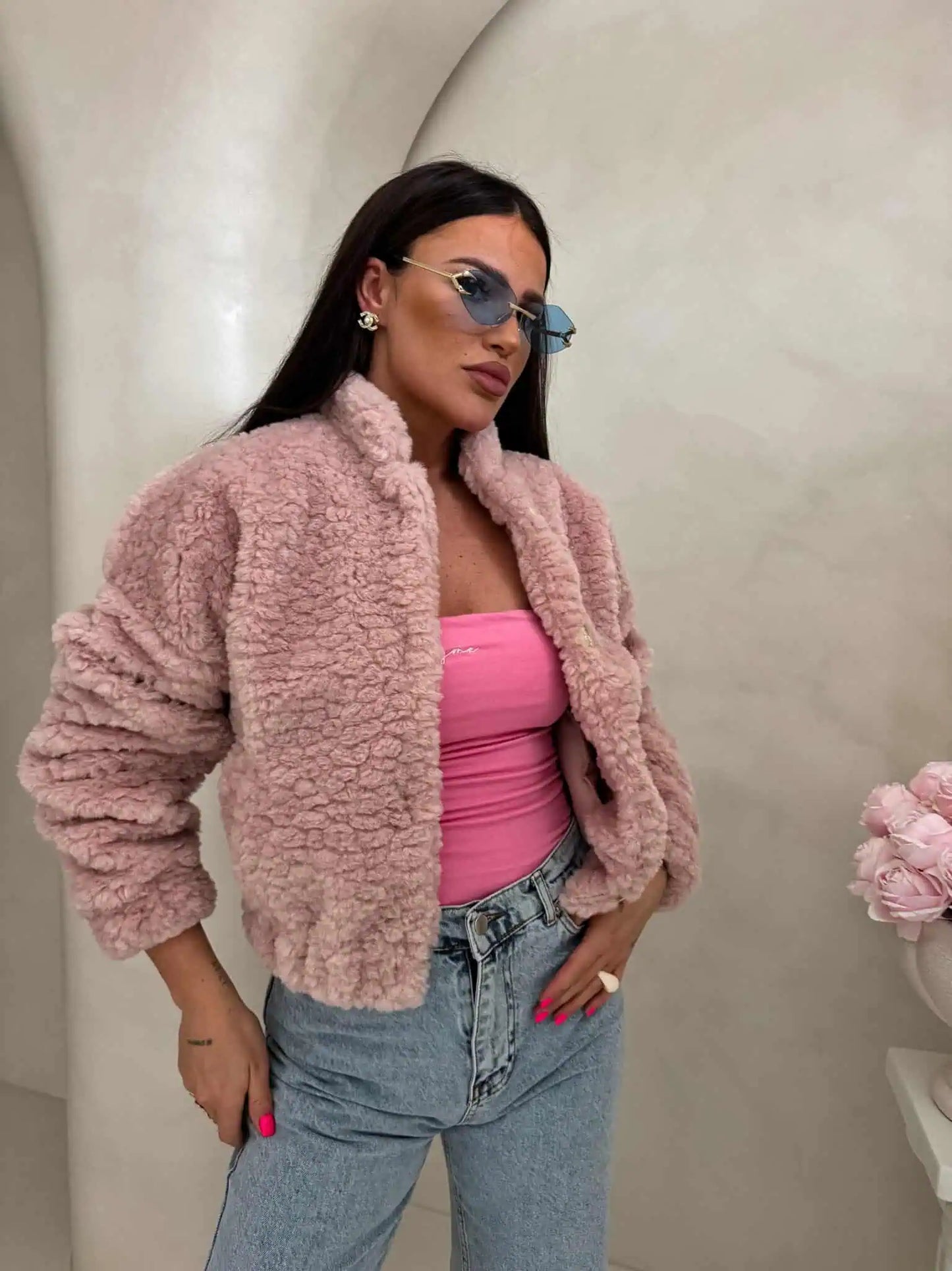 Jacke Cloudy By Me Altrosa