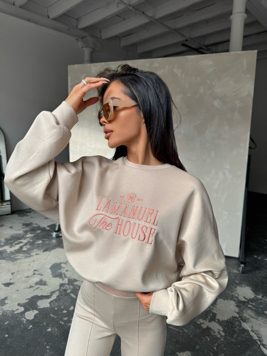 Sweatshirt BREEZY La Manuel beige
