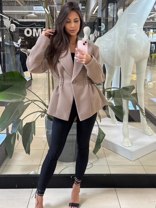 Blazer Tailliert Royal Cappuccino