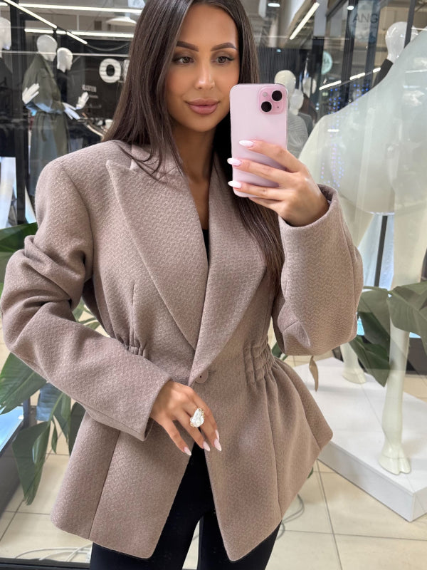 Blazer Tailliert Royal Cappuccino
