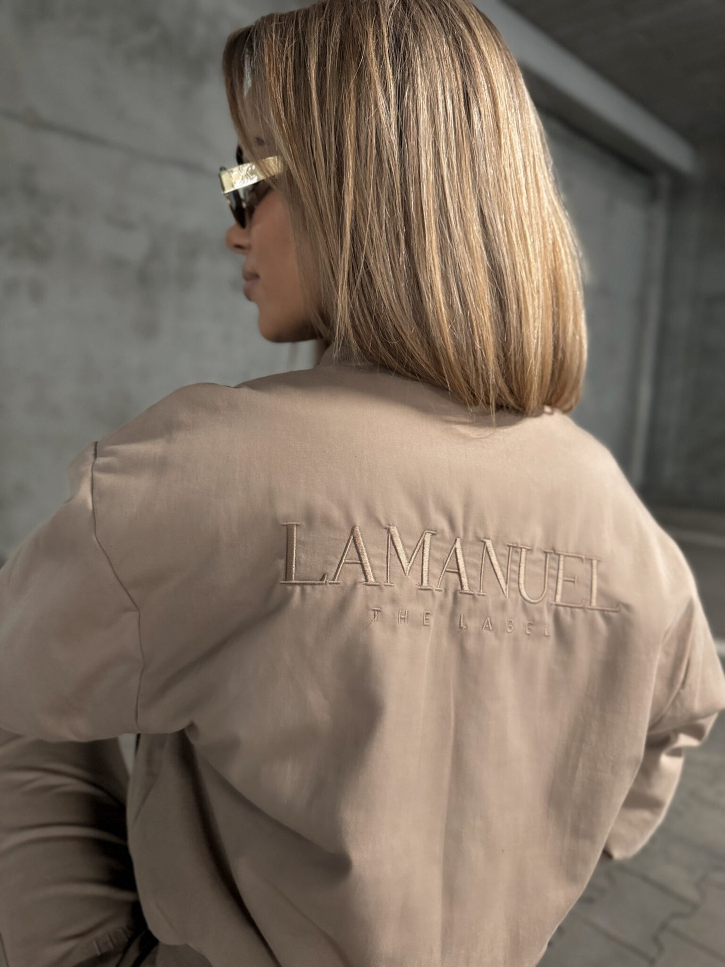 Damenjacke Bomberjacke Übergangsjacke Damen La Manuel Latte